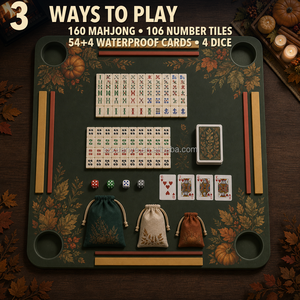 Tapete <span class=keywords><strong>de</strong></span> Espuma EVA para Mesa <span class=keywords><strong>de</strong></span> Mahjong Flotante, Multiusos, para Mahjong Americano, <span class=keywords><strong>Rummy</strong></span> y <span class=keywords><strong>Cartas</strong></span> Impermeables - Product Image 2
