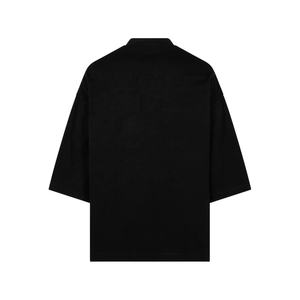 Di alta qualità Logo personalizzato moda pesi massimi 400 Gsm T-Shirt Boxy Fit produttore di grandi dimensioni Designer T-Shirt con scollo a V da uomo - Product Image 2