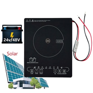 Nouvelle conception de cuisinière solaire intelligente alimentée par batterie, cuisinière à induction DC 24V 48V, plaque de cuisson en céramique - Product Image 1