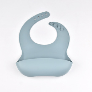 Bavoirs d'alimentation pour bébé en silicone de qualité alimentaire, réglables, imperméables et faciles à nettoyer, pour le dropshipping 2026 - Agent Dropshipping - Product Image 2