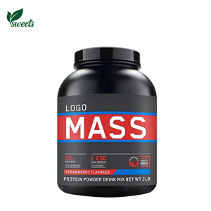 Polvo Ganador de <span class=keywords><strong>Masa</strong></span> <span class=keywords><strong>Muscular</strong></span> de Fresa de 2LB con Logotipo Personalizado, Alto en Calorías (1260), 50% Proteína, Suplemento <span class=keywords><strong>para</strong></span> Aumentar <span class=keywords><strong>Masa</strong></span> <span class=keywords><strong>Muscular</strong></span> y Peso, <span class=keywords><strong>para</strong></span> Gimnasio, OEM - Product Image 1