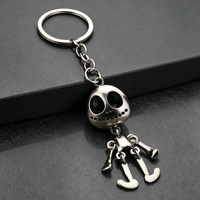 Porte-clés Squelette Articulé Bestseller, Breloques Vintage pour Sac, Cadeau d'Halloween