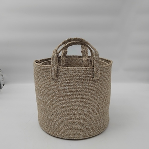 Chine Fournisseur Panier À Linge De Stockage Vêtements Coton Corde Haute Capacité <span class=keywords><strong>Petite</strong></span> Capacité Personnalisable Pliable Panier De Stockage - Product Image 3
