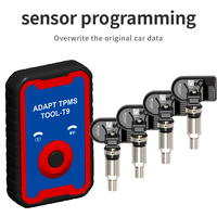 Capteur TPMS universel programmable 315 MHz, système de surveillance de la pression des pneus équipé d'une batterie