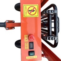 Chariot élévateur à fourche tout électrique BITA, petit, portable, hydraulique, 1 tonne, batterie au plomb-acide, garantie 1 an