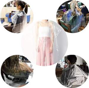 Delantal de PE Impermeable para Salón, <span class=keywords><strong>Barber</strong></span>ía, Cocina y Procesamiento de Alimentos - Product Image 6