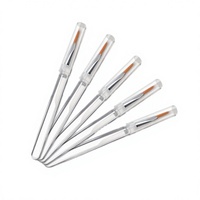 Pinceau à lèvres jetable en poils synthétiques Mixcos Private Label avec manche et capuchon en plastique pour le maquillage des yeux et du visage