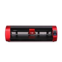 Cabezales dobles automáticos de alta precisión de cartón de 48 pulgadas para plegar y cortar Plotter, cortadora de pegatinas