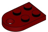 100 г/упаковка, №3176, Модифицированная пластина 2x3 с отверстием, строительные блоки, фигурки, кирпичики, совместимые с основными брендами, пластиковые игрушки