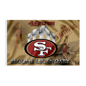 Vente en gros Eco Conscious 3x5ft Agence de voyage Drapeau personnalisé <span class=keywords><strong>NFL</strong></span> Inspiré Design Durable Bannière extérieure - Product Image 6