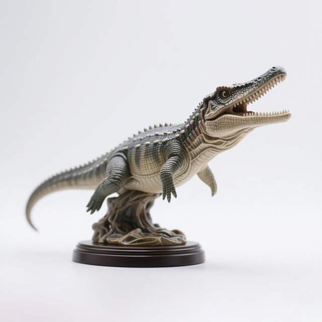 Customized Resin Dinosaur Statue PVC Lifelike Mosasaurus Model Figure