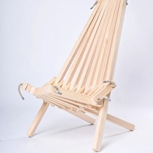 Camping Chair <b>Folding</b> Recliner Solid Wood Portable Outdoor Adult Use Shandong Made Yc 159 - Product Image 2