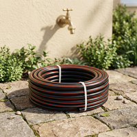 Tuyau d'alimentation en eau sécurisé de 25 mm avec connecteurs à pince non toxiques pour camping-car, marine et camping
