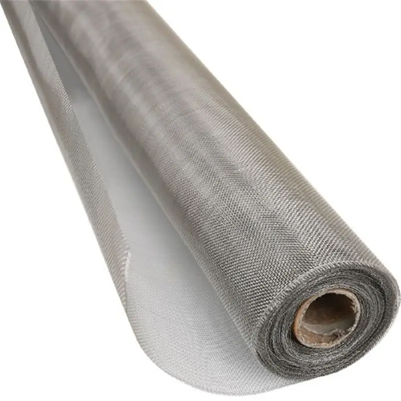 Hot Sale Good Quality Corrosion-resistant metal screen mesh plain woven wire net 304 stainless steel filter mesh