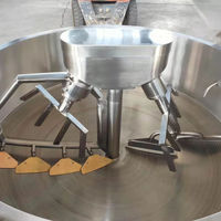 Machine de cuisson industrielle automatique à bascule électrique pour huile et aliments, marmite à sauce à double enveloppe avec agitateur