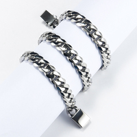 Perlengkapan Grosir 2022 Cina Rantai Kalung Cuban Link Lapis Emas Saudi 18k Bahan Stainless Steel untuk Pria Wanita