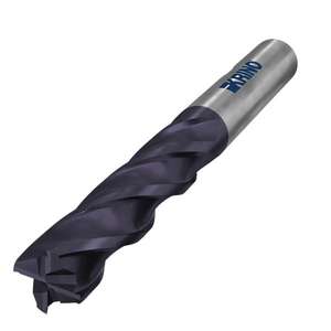 KRINO-240160800/8%/8014249404040 Fresas de extremo de cuatro flautas TIALN con serie larga de vástago Weldon-EAN BROCAS - Product Image 2