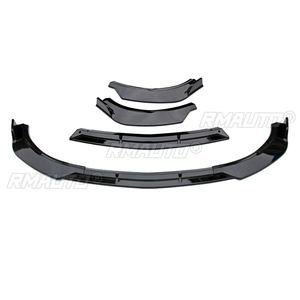 Spoiler de pare-chocs avant pour Mercedes Benz Classe CLA C118 X118 W118 2020-2023 Accessoires Kits carrosserie Couverture Noir brillant - Product Image 3