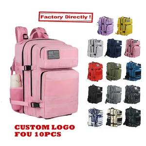 Custom LOGO Waterproof Tatica Mochila Tactico Back Pack 25l 45l 900D Oxford Crossfit Tactical Gym Fitness Sport Backpack Bag