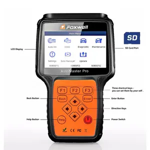 Escáner OBD2 Datos en vivo Mecánico profesional OBDII Herramienta de lector de código de diagnóstico para comprobar la luz del motor