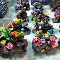Decoración para Peceras, Arte de Paisajismo con Árbol de Coral, Simulación de Roca para Acuarios de Agua Salada, Paisaje Creativo y Hermoso