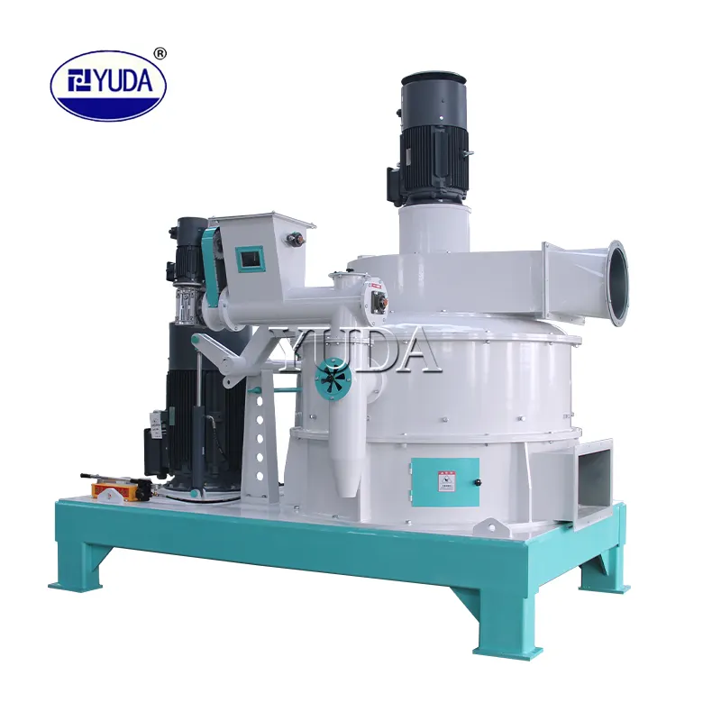 YUDA 6-8T/H New Product Vertical Ultra Fine Pulverizer with CE Certification for Shrimp, Fish and Aquatic Animal Extruder Feed