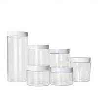 Bouteille en plastique PET à bouchon blanc de 83 grammes, 500 ml, distributeur d'échantillons cosmétiques, crème, poudre, sous-bouteille, vente en gros disponible