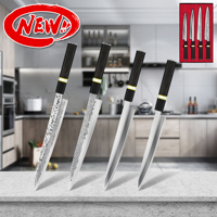 10% de réduction sur la vente en gros de couteaux de chef japonais Vg10 67 couches de couteaux de cuisine en acier damas avec boîte-cadeau magnétique
