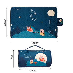 Alfombrilla portátil ultrasónica para almacenamiento, impermeable, con película de aluminio gruesa, a prueba de humedad, para exteriores, para acampar y hacer picnic - Product Image 3