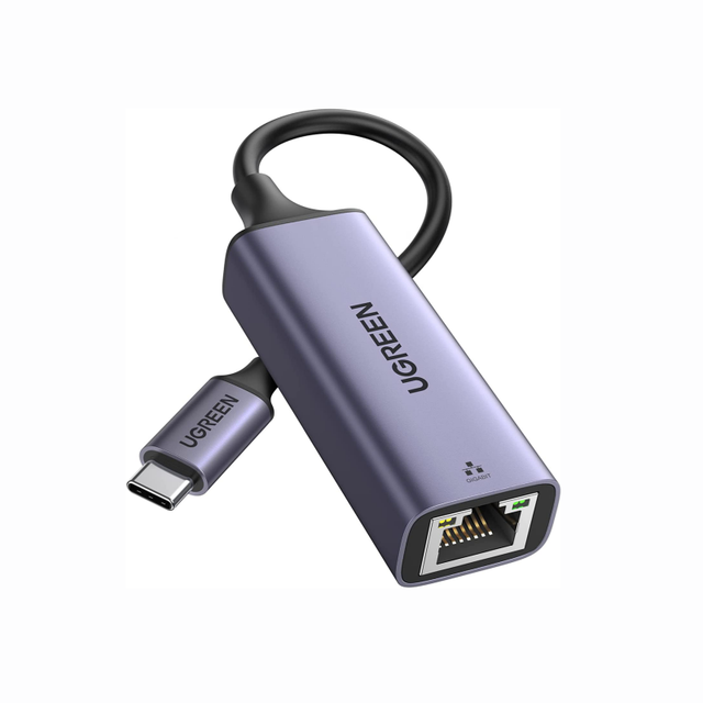 Original UGREEN CM199 USB C to RJ45 Ethernet Adapter, 1Gbps Plug & Play Aluminum Network Dongle Thunderbolt 3/4 Compatible