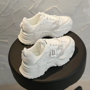Nouvelles chaussures de sport décontractées rétro pour hommes et femmes, style basketball, printemps 2026, baskets rehaussantes de créateur pour femmes - Product Image 3