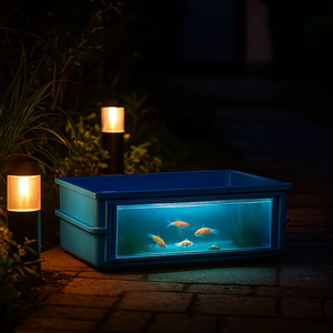 Estanque para Peces Directo de Fábrica con Peces, Tanque de Fibra de Vidrio Duradero para Exteriores para Mayoristas - Product Image 3