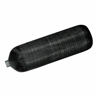 Cylindre en fibre de carbone de 6,8 L, matériau en alliage d'aluminium Al6061, réservoir intérieur en alliage d'aluminium, cylindre en matériau composite en fibre de carbone PCP 4500 psi