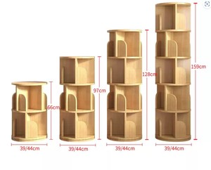 LM KIDS, nuevo diseño, muebles para niños, Librería, librería, librería giratoria alrededor de la estantería giratoria para niños - Product Image 6