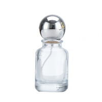Flacon de parfum en verre plat transparent de luxe personnalisé, diffuseur à bâtonnets, bouchon en caoutchouc, capuchon à vis en plastique, sérigraphie, 30 ml, 50 ml