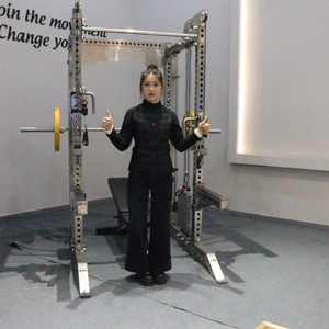 เครื่องออกกำลังกายแบบมัลติฟังก์ชั่น คอมเมอร์เชียล คैबल ครอสโอเวอร์ ฟังก์ชันแนล トレーナー พาวเวอร์แร็ค สมิธ - Product Image 4