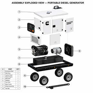 เครื่องกำเนิดไฟฟ้าดีเซลแบบเงียบ Cummins Yuchai Weichai MTU Power 100kw 200kw 300kw 400kw 500kva ระบายความร้อนด้วยน้ำ - Product Image 6