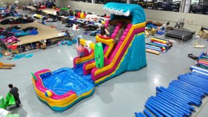 Scivolo Gonfiabile Commerciale per Acqua a Tema Surf, Scivolo Gonfiabile da Esterno per Feste di Bambini - Offerta Speciale - Product Image 5