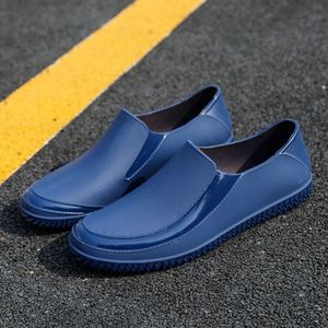 Bottes de pluie basses pour hommes, imperméables, antidérapantes, toutes saisons, à semelle souple, résistantes à l'usure, pour usage quotidien ou professionnel (chef) - Product Image 2
