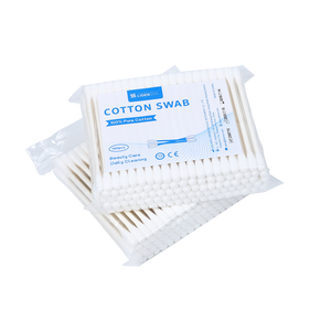 Hisopos de Papel con Punta Redonda, 100 Unidades/Bolsa, Hisopos de Papel Envueltos Individualmente, Hisopos Q-Tips - Product Image 4