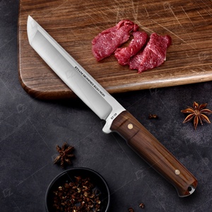 Cuchillo de Cocina Multiusos DIY, Cuchillo de Carnicero para Desollar y Pelar Frutas, Hoja de Acero con Mango de Madera, Personalizable, Compatible con OEM - Product Image 2