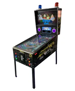 4K 49 ''Screen Virtual Digitale Pinball Game Machine Met Force Feedback, Spoelen En Led Verlichting