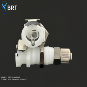 Connecteur rapide femelle BRT avec corps de 11 mm et <span class=keywords><strong>raccord</strong></span> de tuyau en plastique de 1/4 pour déconnexion rapide et raccordements lisses - Product Image 4