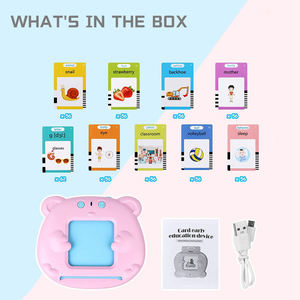 Cartes Cognitives Montessori 510 Mots Fréquents, Jouets Sensoriels pour l'Autisme et la Thérapie du Langage, Machine d'Apprentissage de l'Anglais pour Enfants, Cartes Flash Parlantes - Product Image 4