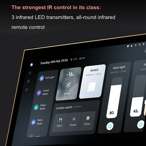 2025 altın güvenlik TPA08 Tuya 8 inç dokunmatik ekran akıllı ev paneli dahili IR Blaster ve Alexa ses kontrolü ile 2W hoparlör - Product Image 5