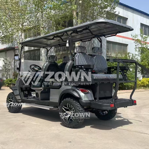 Hot Sale Unique Design <b>Gasoline</b> Powered 6 Seater Hunting Golf Cart Lithium Battery 4 Stroke AC Motor CE Certified Sightseeing - Product Image 3