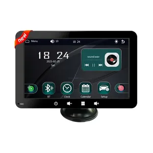 Universal Car Android Display Touch Screen Car Dvd Player With Suction Cup Mounting Carplay Multimedia Gps Dvd Mp3 Mp4 Player