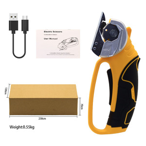 Electric Fabric Shears Stainless Steel Blade Soft Grip Handle Wireless Rechargeable For <b>Sewing</b> And Carpet Cutting - Product Image 2