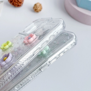 Long lanh Epoxy hoa 5g TPU 3D Phụ kiện chống sốc Pro 2025 Bling bướm mới trong suốt A5 sang trọng 4G điện thoại di động trường hợp - Product Image 5