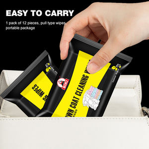BIKI OEM ODM Portable Nonwoven <span class=keywords><strong>Wet</strong></span> <span class=keywords><strong>Wipes</strong></span> Instant Stain Removal Down Jacket Cleaning Wipe Customizável - Product Image 5